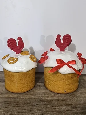 Сдобные дрожжевые куличи