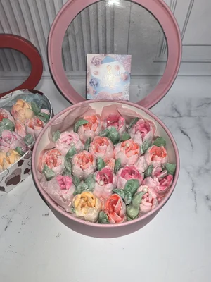 Зефир в коробочке сердце 18 см