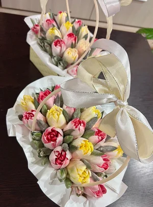 Зефирные букеты