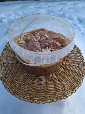 Шашлык в томатном соке
