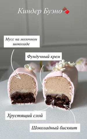 Набор ассорти из 5 муссовых пирожных