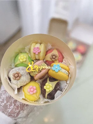 Капкейки с цветочным декором