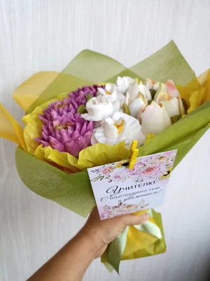 Зефирные букеты