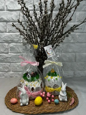 Кулич творожный бездрожжевой