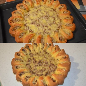 Ромашка с рисом и сыром