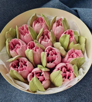 Зефирные тюльпаны