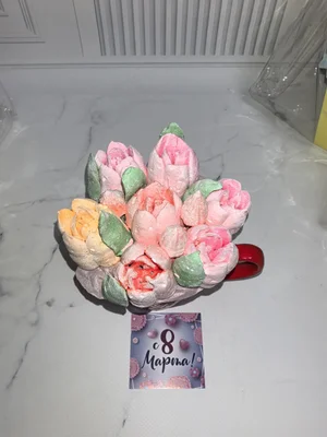 Зефир в коробочке сердце 18 см