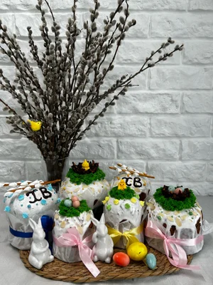 Кулич творожный бездрожжевой