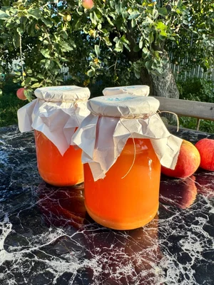 Яблочное пюре без сахара, банка 0,45 л