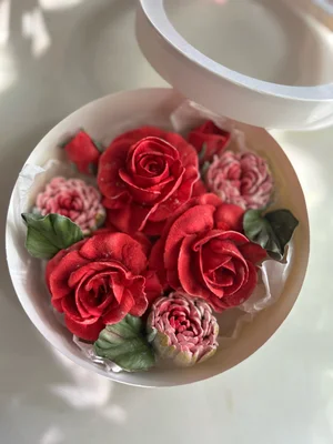 Цветы из зефира
