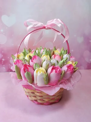 Зефирные тюльпаны