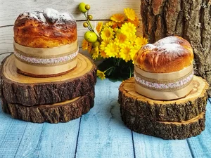 Кулич бездрожжевой морковный с сухофруктами