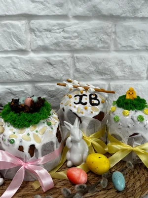 Кулич творожный бездрожжевой