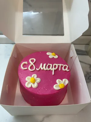 Тортик розовый