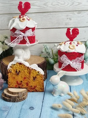 Кулич бездрожжевой морковный с сухофруктами