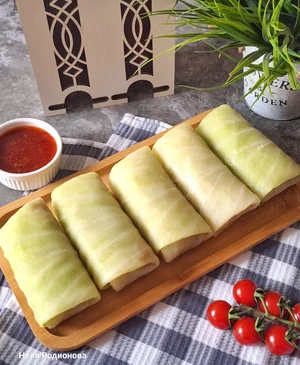 Курочка вязанка в беконе с картофелем, грибами и сыром
