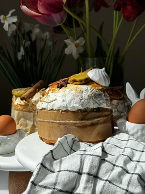 Куличи с изюмом