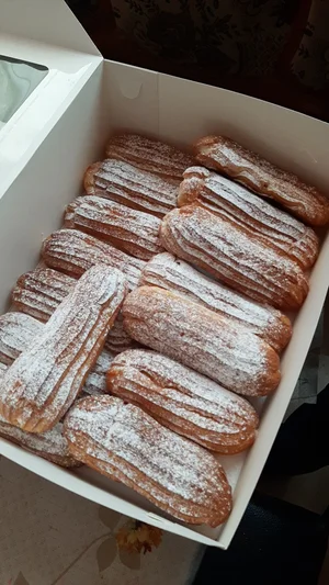 Домашние эклеры с заварным кремом
