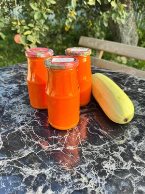 Яблочное пюре без сахара, банка 0,45 л