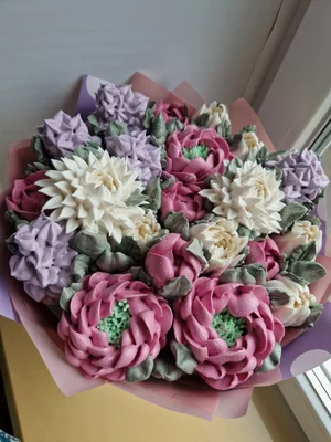 Зефирные цветы