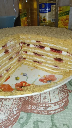 Медовые коржи для торта