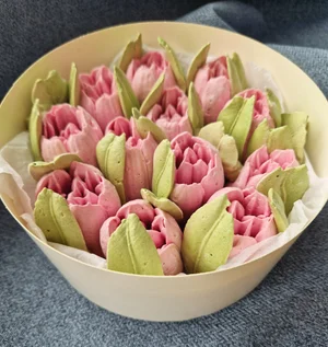 Зефирные тюльпаны