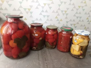 Помидоры мясистые красные и желтые