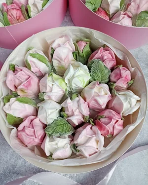 Зефирные цветы