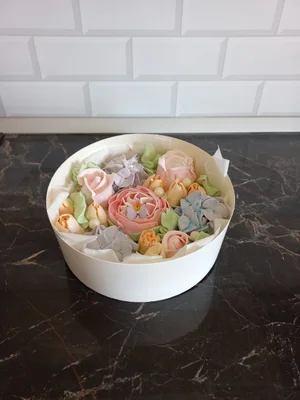 Зефирные цветы