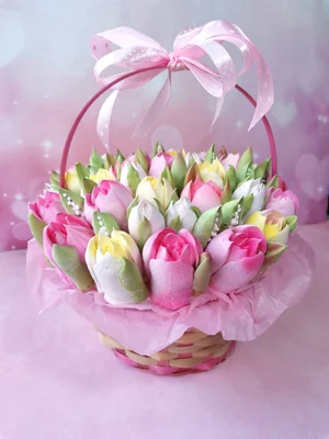 Зефирные тюльпаны