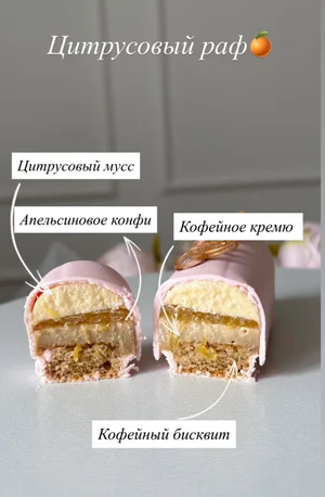 Набор ассорти из 5 муссовых пирожных