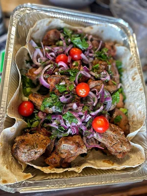 Шашлык из свиной шеи