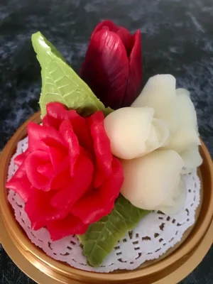 Съедобные букеты (в стакане)