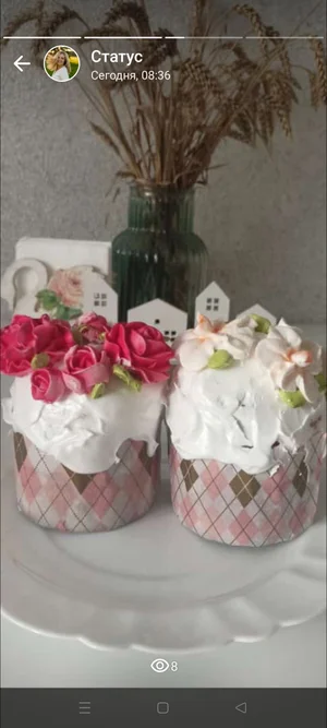 Классический кулич на молоке с вяленой клюквой