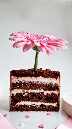 Цветок в сладком горшочке