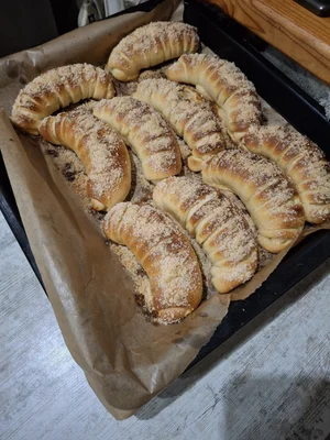 Рогалики со сгущенкой