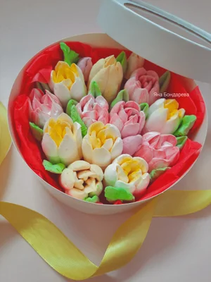 Зефирные цветы