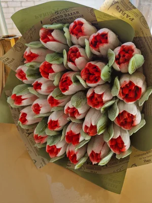Зефирные букеты