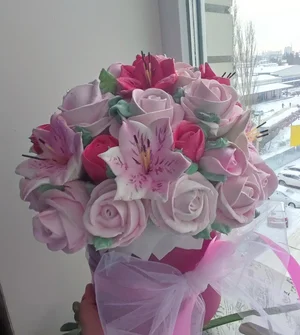 Зефирные букеты