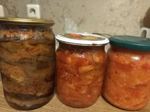Закуска с баклажанами