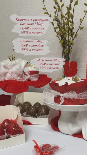 Куличи творожные бездрожжевые на сливках