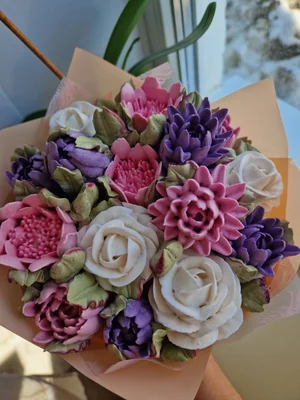 Зефирные цветы