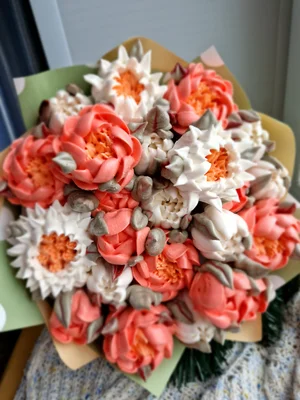 Зефирные цветы