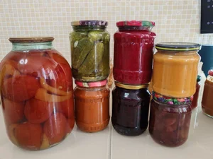 Огурцы + капуста + болгарский перец (салат)