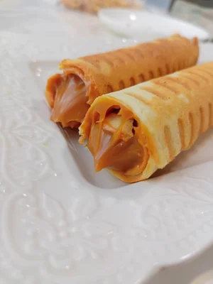 Трубочки со сгущенкой