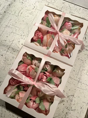 Зефирные тюльпаны (съедобный букет)