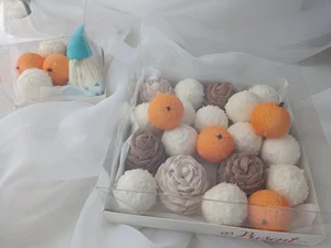 Новогодние наборы из зефира
