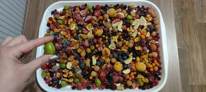 Замороженная смесь фруктов и ягод для компота