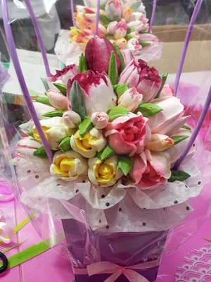 Зефирные букеты