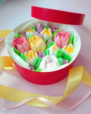 Зефирные цветы
